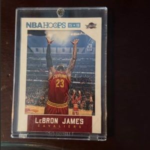 LeBron James 2015-2016  card with protecting